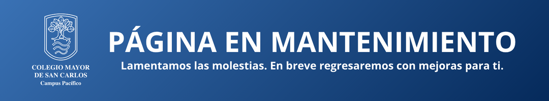 Banner en Mantenimiento